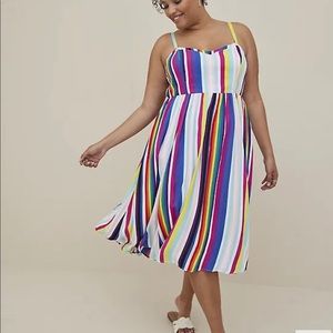 NWT Rainbow Torrid Dress